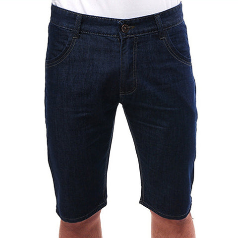 Calf-Length Jean Shorts