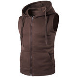 Hooded Sweatshirt Vest