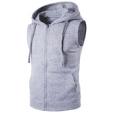 Hooded Sweatshirt Vest