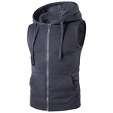 Hooded Sweatshirt Vest