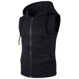 Hooded Sweatshirt Vest