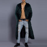 Faux Fur Long Jacket (Many Colors)