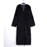 Faux Fur Long Jacket (Many Colors)