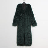 Faux Fur Long Jacket (Many Colors)