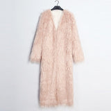 Faux Fur Long Jacket (Many Colors)