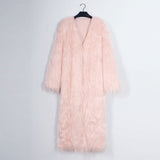 Faux Fur Long Jacket (Many Colors)